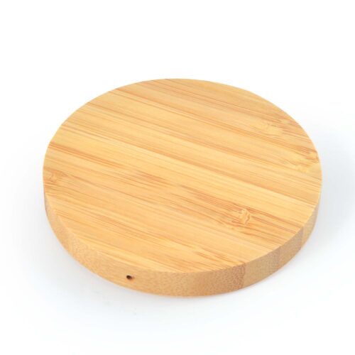 LL0220 Arc Round Bamboo Wirless Charger Bamboo