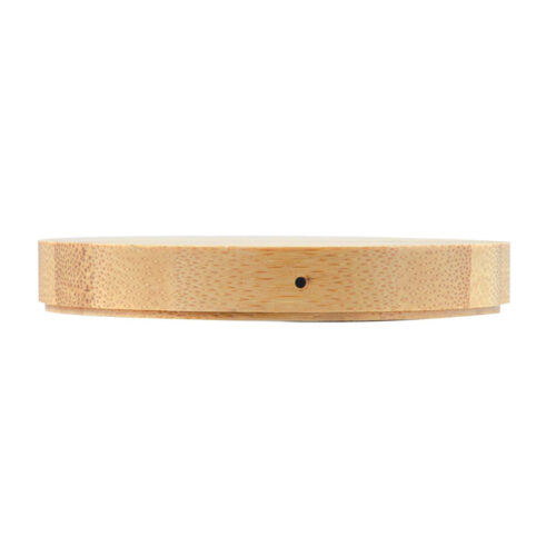 LL0220 Arc Round Bamboo Wirless Charger RoundFront