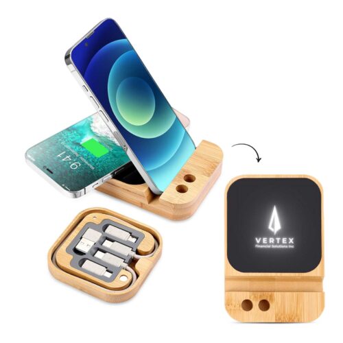 LN9069 Wander Wireless Charger Set WhenPhoneCharging