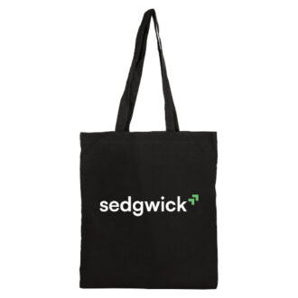 SEDGWICK Black Cotton Tote Bag