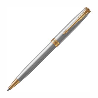 1950798 Parker Sonnet Ballpoint Metal Pen Stainless 23K Gold 1
