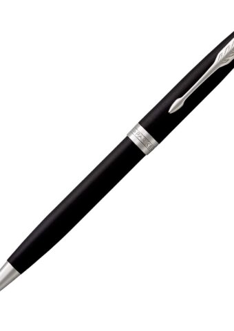 1950881 Parker Sonnet Ballpoint Metal Pen Matte Black Palladium CT 1
