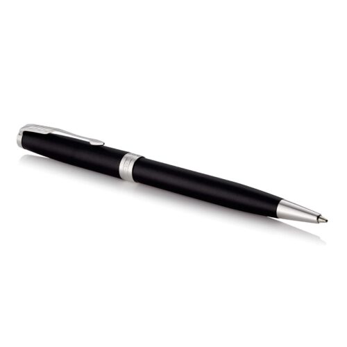 1950881 Parker Sonnet Ballpoint Metal Pen Matte Black Palladium CT 3
