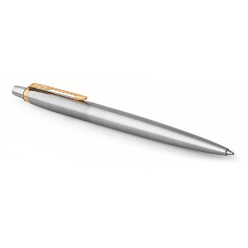 1953345 Parker Jotter Metal Ballpoint Pen Brushed Stainless GT 3