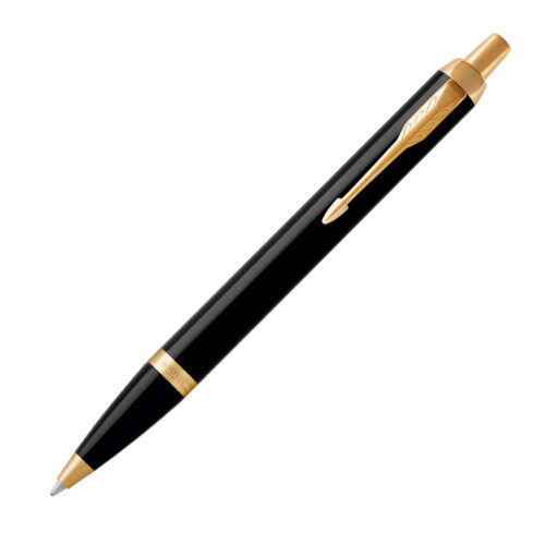 1975638 Parker IM Ballpoint Metal Pen Lacquer Black GT 2