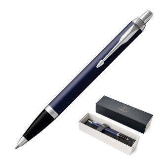 1975640 Parker IM Ballpoint Metal Pen Matte Blue CT 1
