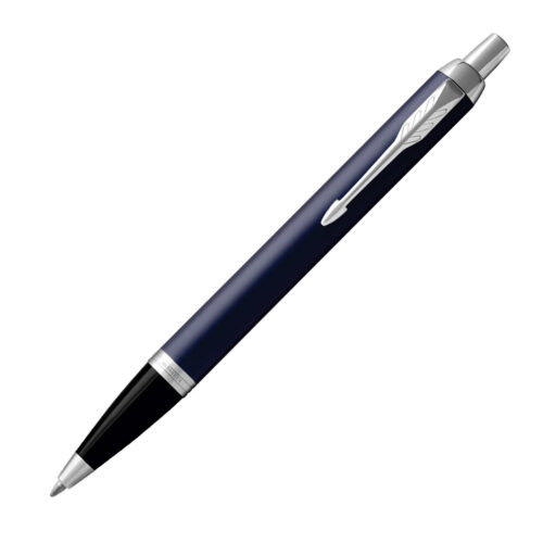 1975640 Parker IM Ballpoint Metal Pen Matte Blue CT 2