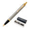 1975642 Parker IM Ballpoint Metal Pen Brushed Stainless GT 1