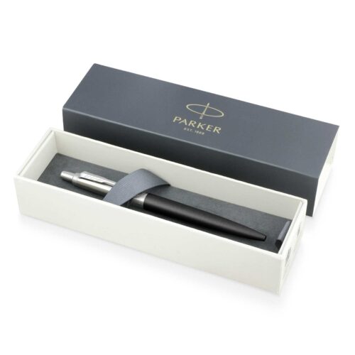 2068512 Parker Jotter XL Ballpoint Metal Pen Matte Black CT 3