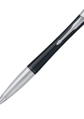 S0735810 Parker Urban Muted Ballpoint Metal Pen Matte Black CT 1
