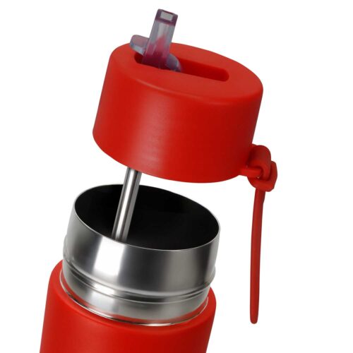 128027 Aura Vacuum Bottle 600ml straw