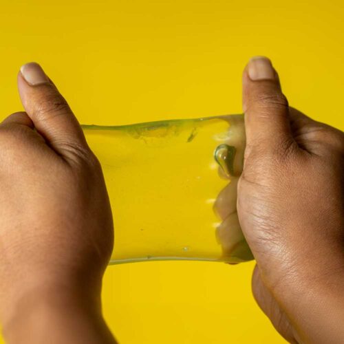 T530 Jelly Cube Sensory Toy stretched